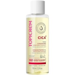 Topicrem Cica Concentrate Oil for Tension and Brick Prevents Soothes Moisturises 24 Hours Facial Care and Body Care for
