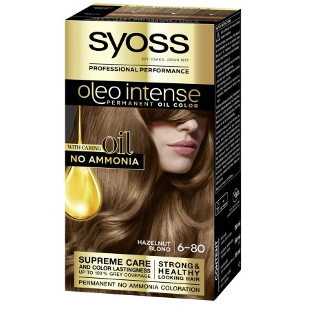 Oleo Intense Permanent Hair Color 6-80 Caramel Blonde
