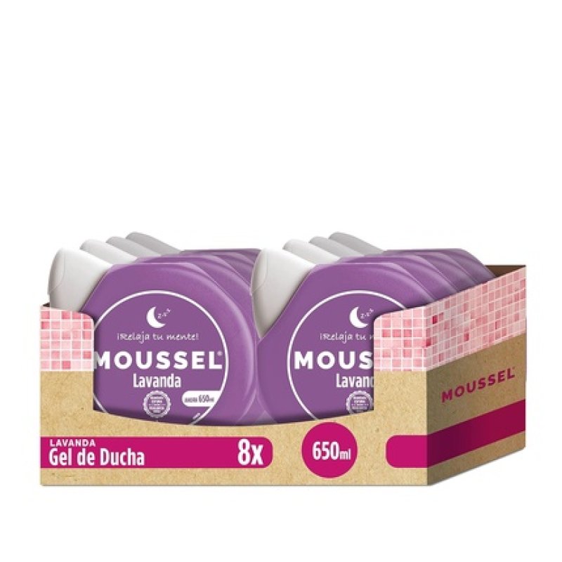 Moussel Relaxing Shower Gel with Lavender 650ml 81.25ml Lavender