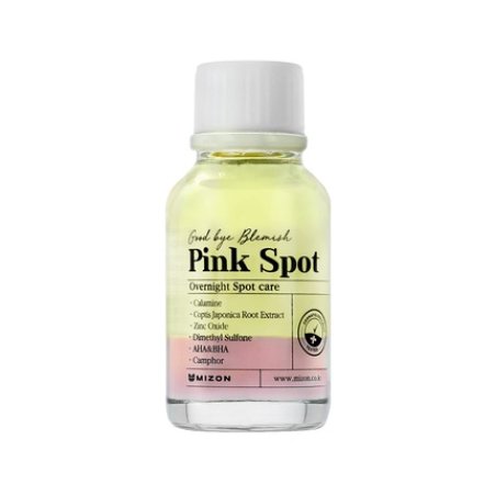 [Mizon] Good Bye Blemish Pink Spot Overnight Spot Care with Calamine, Camphor, AHA, BHA 19ml