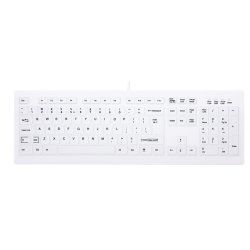 CHERRY AK-C8100F-U1-W/US keyboard Medical USB QWERTY US English White