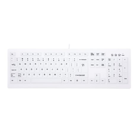 CHERRY AK-C8100F-U1-W/US keyboard Medical USB QWERTY US English White