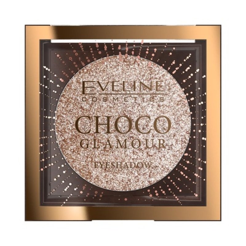 Eveline Cosmetics Choco Glamour Mono Eyeshadow N01 Moon Sparkle