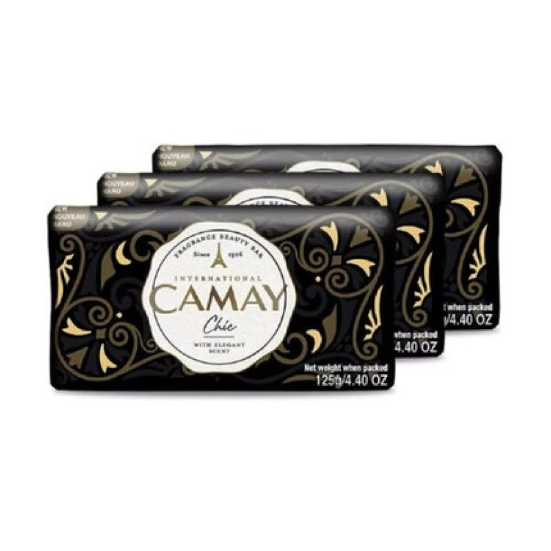 International Camay Chic Fragrance Bar Soap 13.2oz - Pack of 3