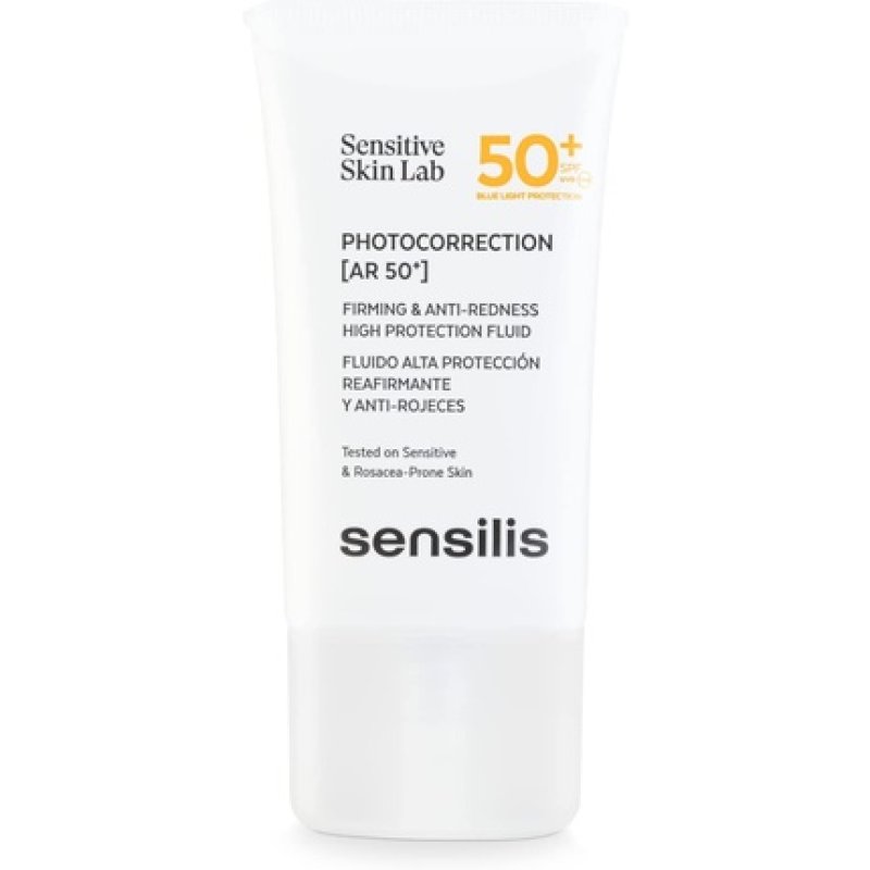 Sensilis Fotocorrectie AR SPF 50 Face Sunscreen 40ml for Sensitive Skin with Redness and/or Couperose