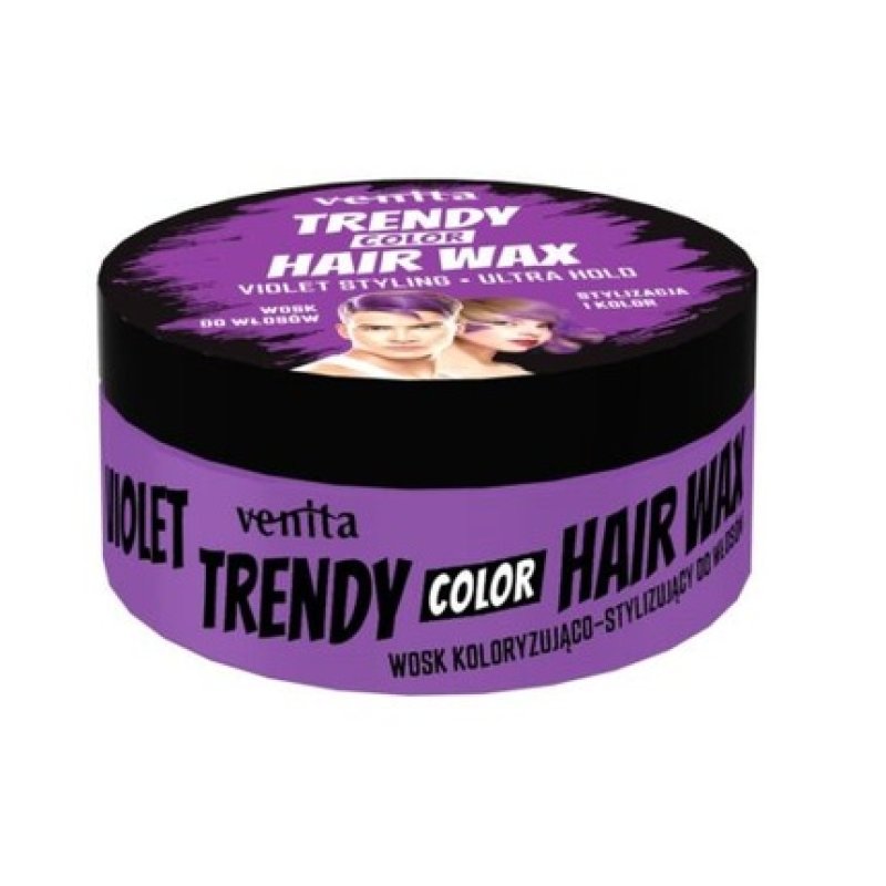 Trendy Hair Color Wax Hair Styling Wax Violet