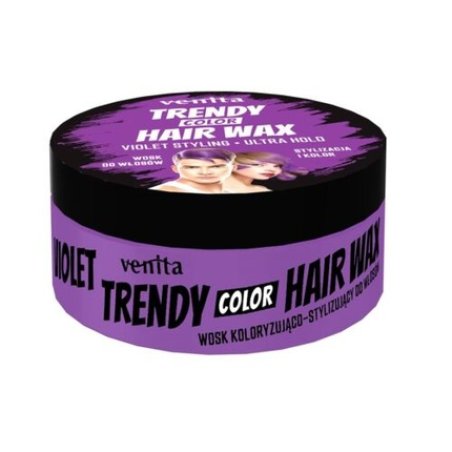 Trendy Hair Color Wax Hair Styling Wax Violet