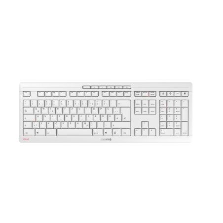CHERRY Stream Desktop Recharge clavier Souris incluse Universel RF sans fil QWERTZ Suisse Gris