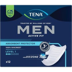 Tena For Men Level 1 Odour Control Incontinence Pads