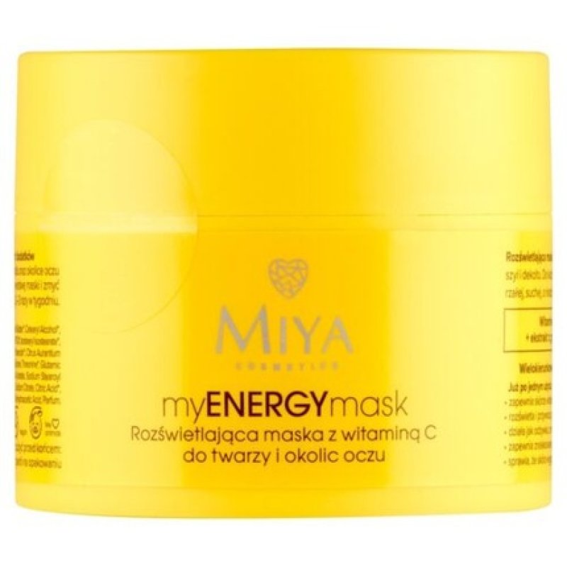 Miya Cosmetics myENERGYmask Illuminating Mask with Vitamin C 50ml