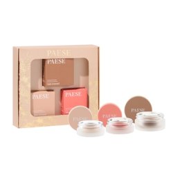 Paese Set Contouring Cream Blush 02, Cream Highlighter 01, Cream Bronzer 02