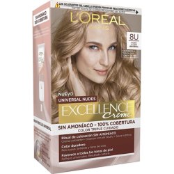 Excellence Creme Universal Nudes 8U Light Blonde Hair Dye