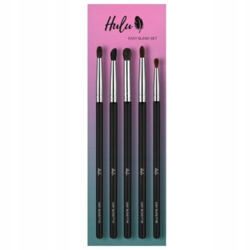 Easy Blend 5-Piece Brush Set for Perfect Eyeshadow Blending Hulu