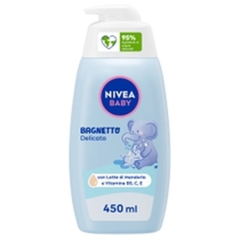 Nivea Baby Delicate Bath 450 Ml - Gentle And Moisturizing Baby Detergent