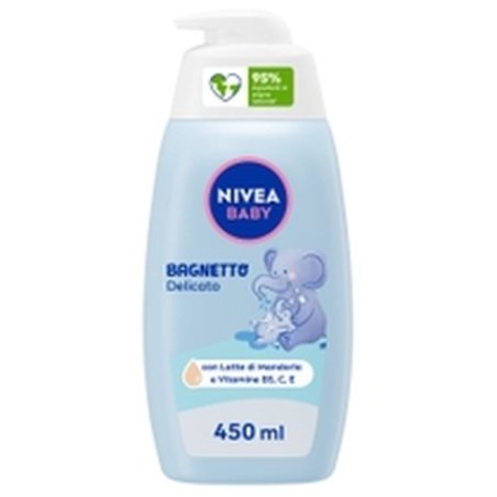 Nivea Baby Delicate Bath 450 Ml - Gentle And Moisturizing Baby Detergent
