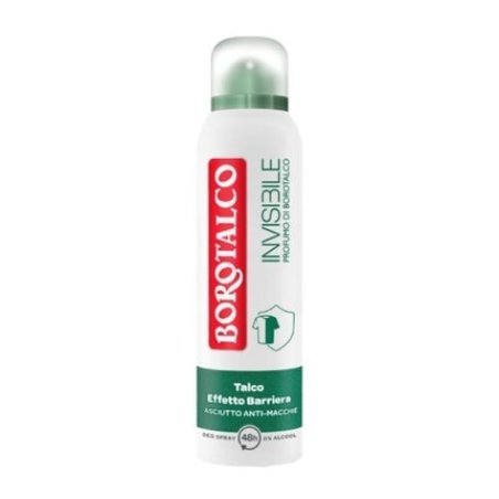 BOROTALCO Invisible Talc Deodorant with Borotalco Fragrance 150ml Spray