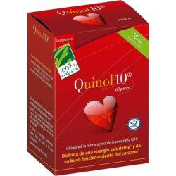 100% Natural Quinol10 Ubiquinol Food Supplement 60 Capsules