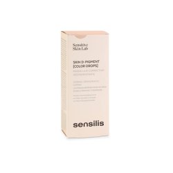 Sensilis Skin D-Pigment Color Drops Makeup Concealer with Bio-Pigment Extract from Sclarea and Stabilized Vitamin C