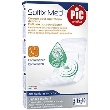 Soffix Med Delicate Post-Operative Adhesive Bandage 1 Piece 15x10cm