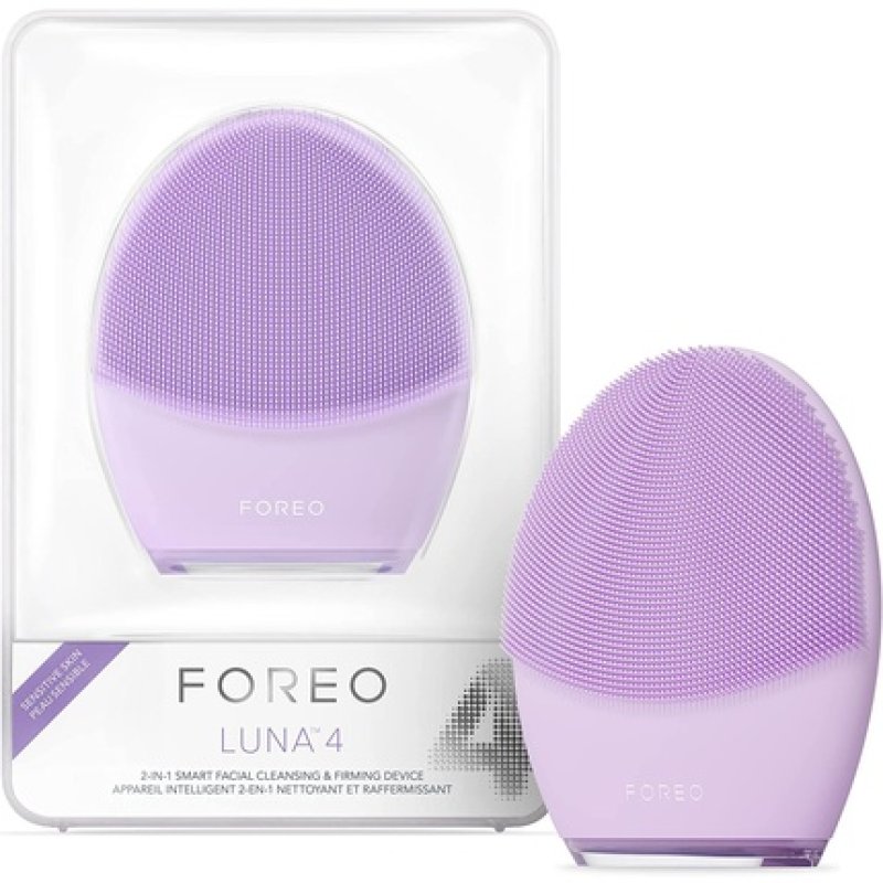 FOREO Luna 4 Facial Cleansing Brush Firming Face Massager Anti Aging Enhances Absorption of Skin Care Products Simple
