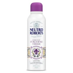 Neutro Roberts Firenze Deodorant Spray without Aluminum Salts Stain-Free with Essential Oil from Iris and Gray Amber