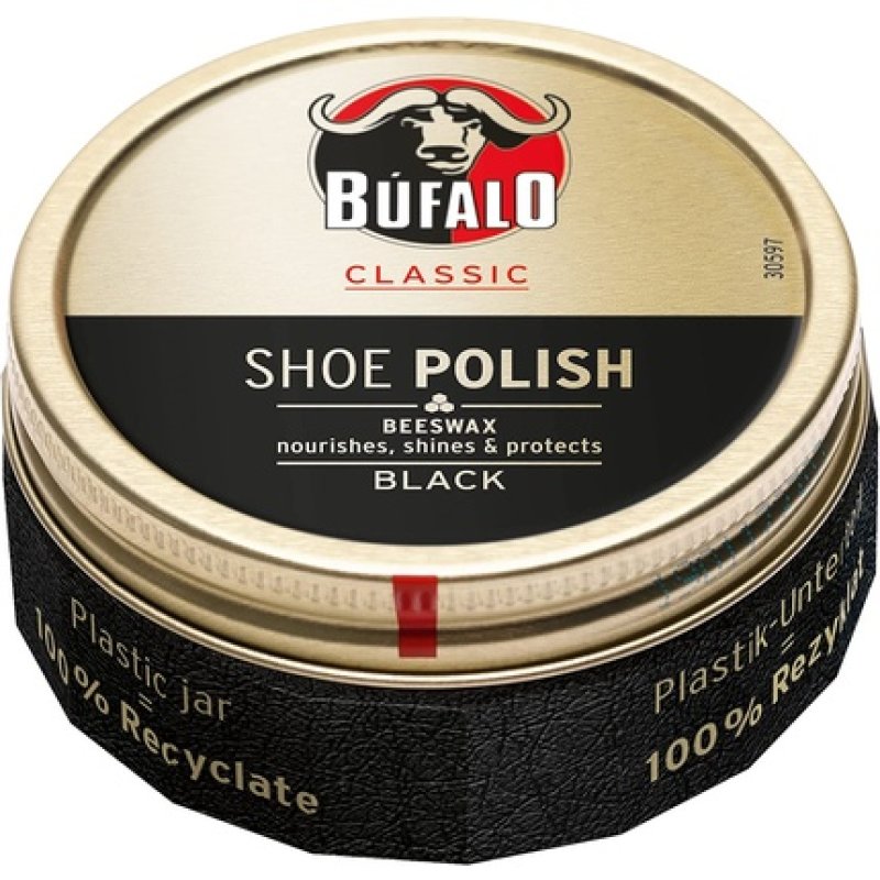 Bufalo Classic Shoe Polish Betuna for Shoes 75ml Black