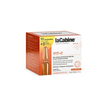 La Cabine Amp Fac Pack 10 5x2 Face Mask with Vitamin C - Pack of 10