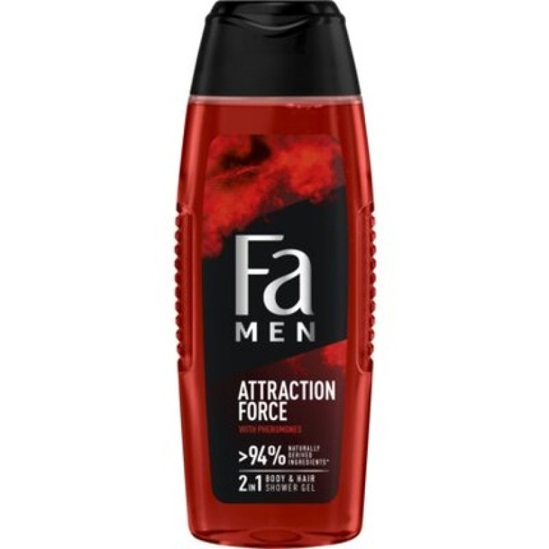 Fa Fa Men 2-In-1 Shower Gel Attraction Force With Pheromones And Seductive Fragrance - 250 Ml