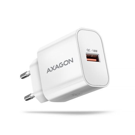Axagon ACU-QC18W mobile device charger Mobile phone, Smartphone, Smartwatch, Tablet, Universal White AC Fast charging