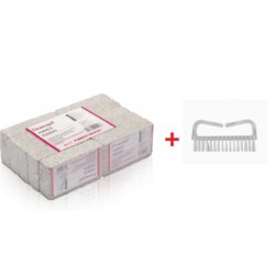 Natural Pumice Callus Remover 10 Pieces Bonus Pumice Brush