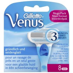 Gillette Venus Smooth Replacement 8 Blades 8 Count