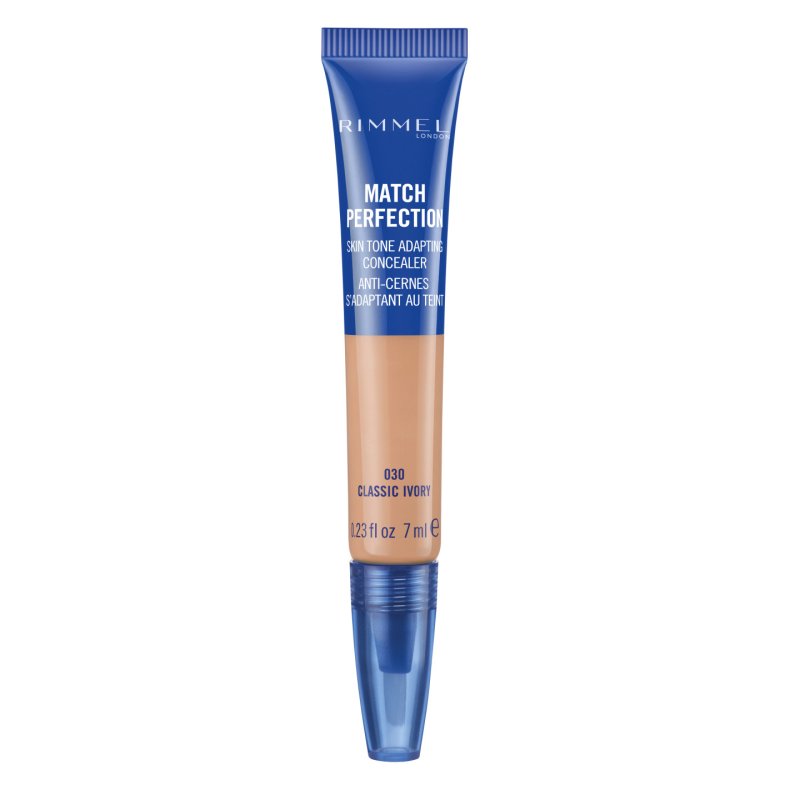 Rimmel London Match Perfection Light Coverage Blendable Liquid Concealer 030 Classic Ivory 7ml