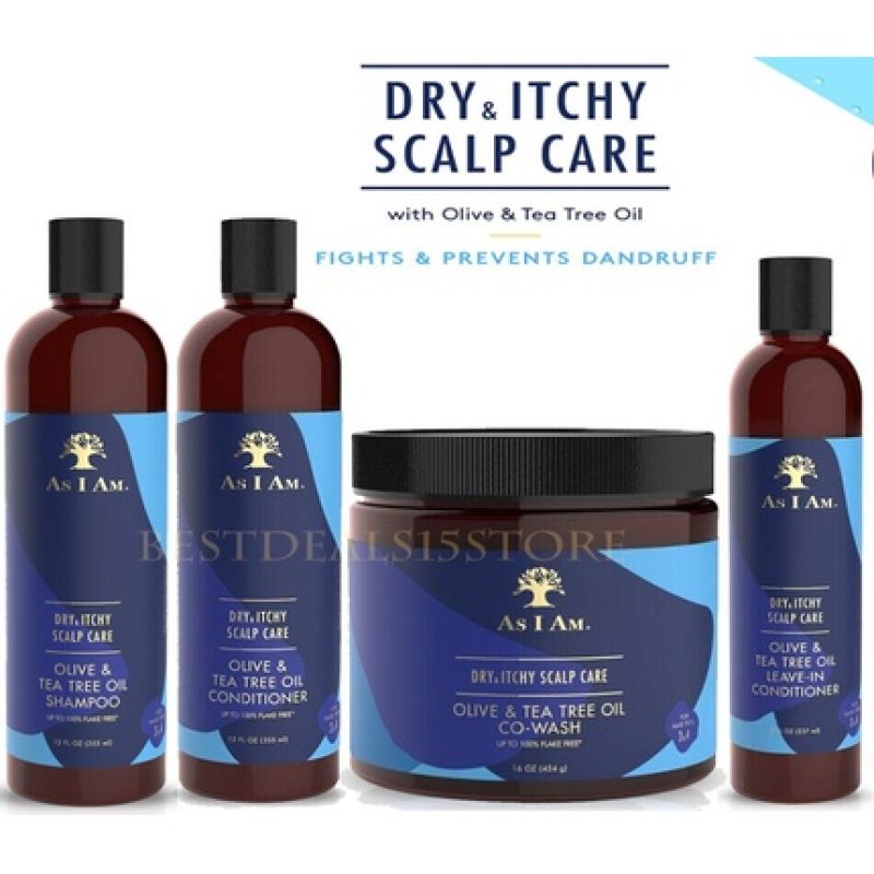As I Am Dry & Itchy Scalp Care Co-Wash Shampoo Conditioner Leave-in Conditioner