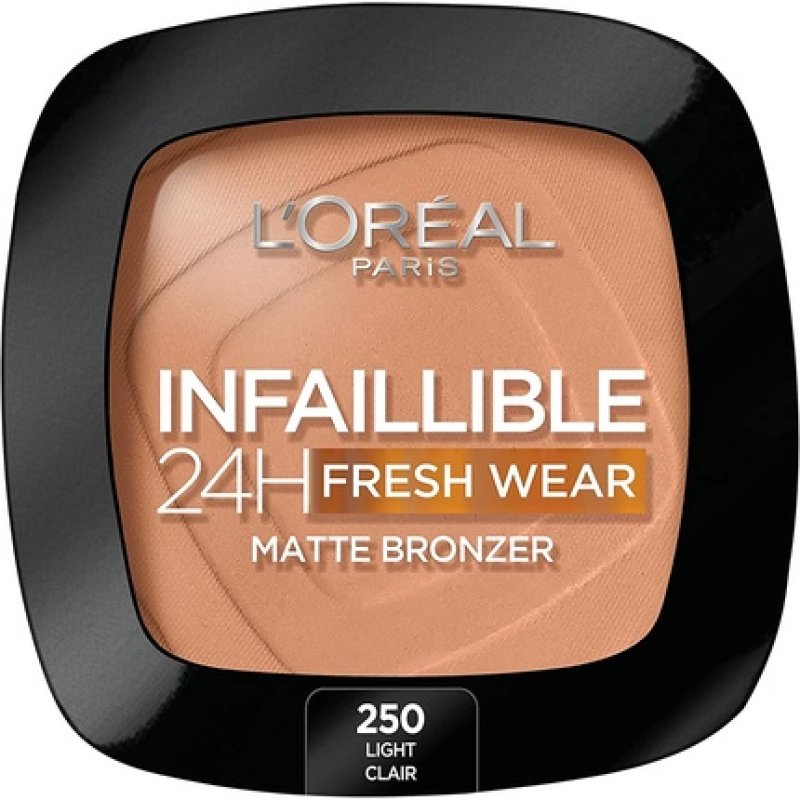 L'Oreal Paris Infallible 24H Longwear Soft Matte Bronzer 250 Light Clair