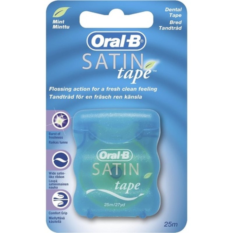 Oral B Dental Tape Satin Mint