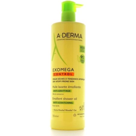 A-DERMA Exomega Control Emollient Shower Oil Anti-Scratching 750ml