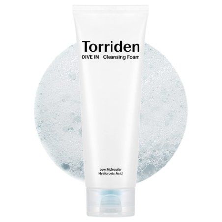 Torriden DIVE-IN Cleansing Foam Face Wash 5.07 fl oz.