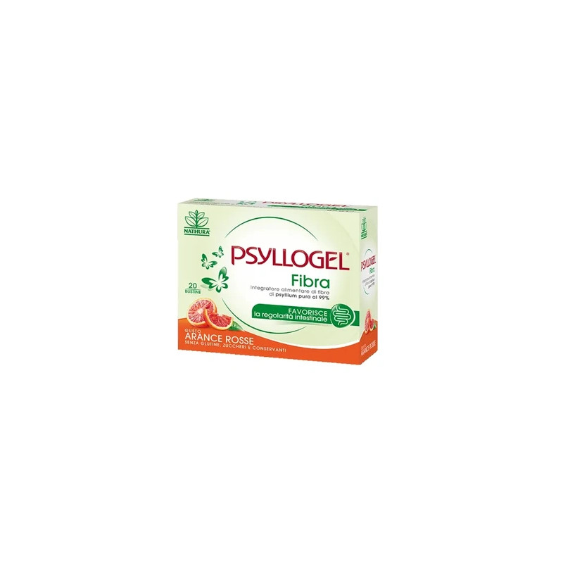 Nathura Psyllogel Fiber Giuliani 20 Sachets Orange Flavor