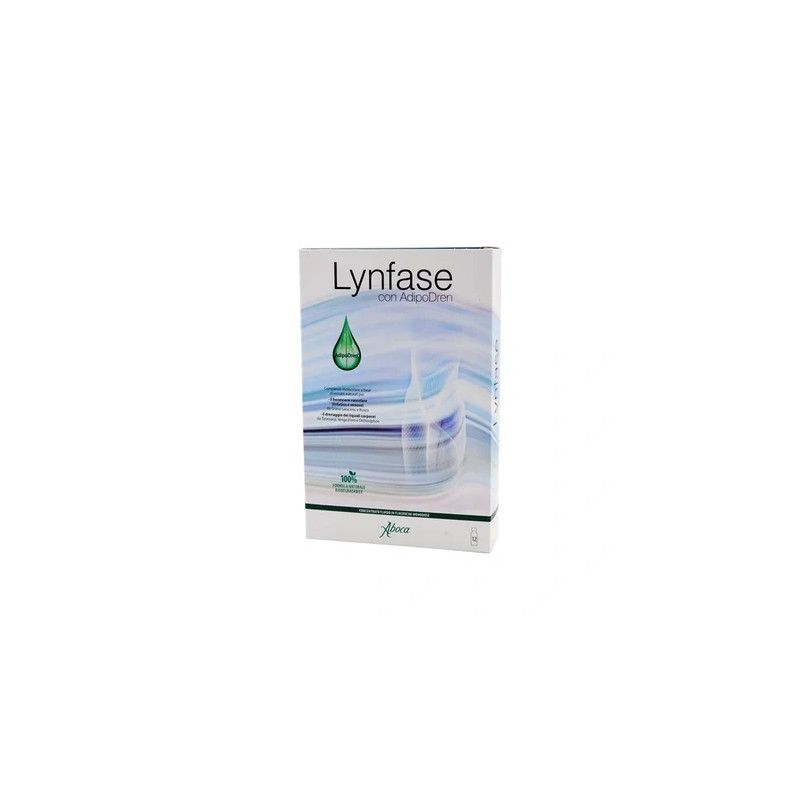 Aboca Fitomagra Lynfase With Adipodren 12 Single-Dose Vials - Health & Wellness Supplement