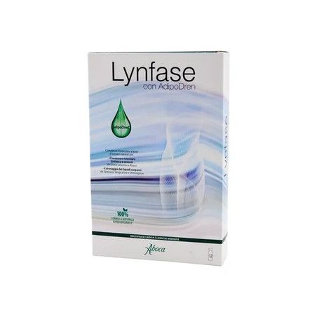 Aboca Fitomagra Lynfase With Adipodren 12 Single-Dose Vials - Health & Wellness Supplement