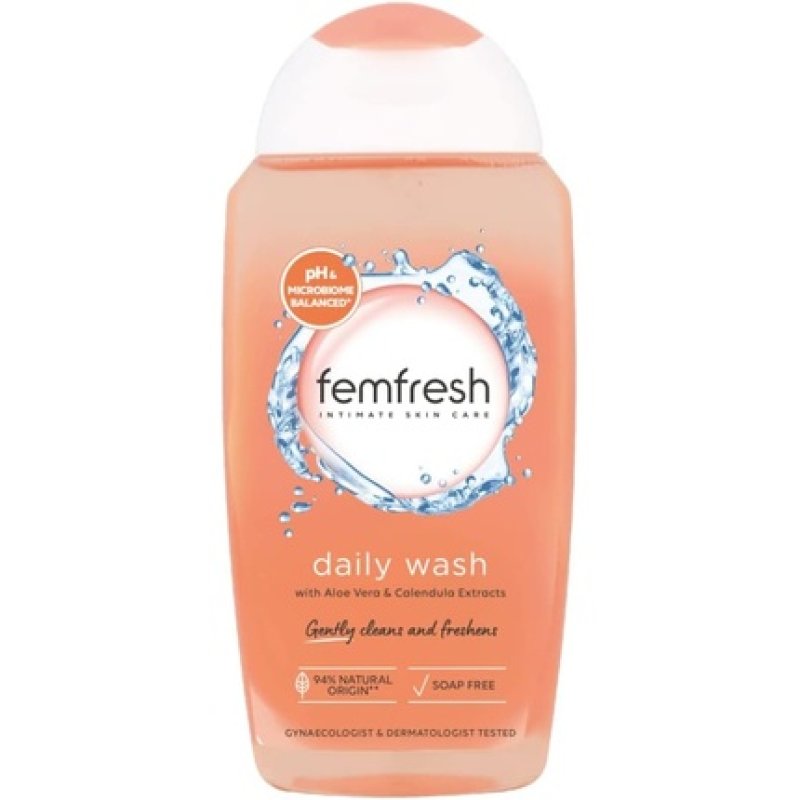 Femfresh Everyday Care Daily Intimate Vaginal Wash Feminine Hygiene Shower & Bath Gel Cleanser 250ml