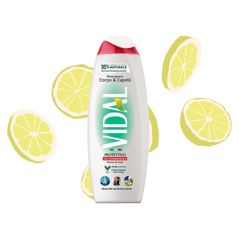 Vidal Protettivo 250 ml Shower gel Unisex Body & hair