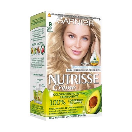 Garnier Nutrisse Creme Permanent Hair Color No.9.0 Very Light Blonde