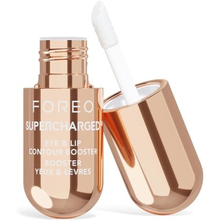 FOREO SUPERCHARGED Eye & Lip Contour Booster Serum Conductive Gel Niacinamide Beauty & Anti Aging Serum Travel Size