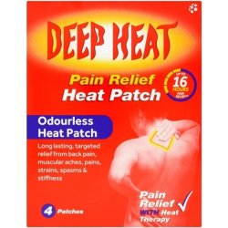 Deep Heat Patches - Pack of 4
