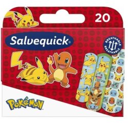 Pokemon Kids Plasters 20 Pieces Salvequick