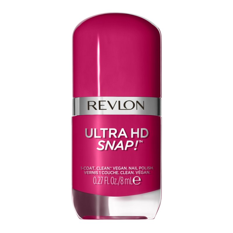 Revlon Ultra HD Snap Nail Polish Long Lasting Vegan Formula Quick Drying One-Coat Full Coverage Colour 8ml Berry Blissed