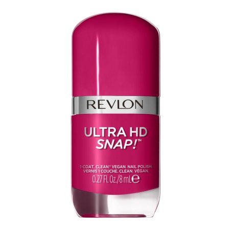 Revlon Ultra HD Snap Nail Polish Long Lasting Vegan Formula Quick Drying One-Coat Full Coverage Colour 8ml Berry Blissed