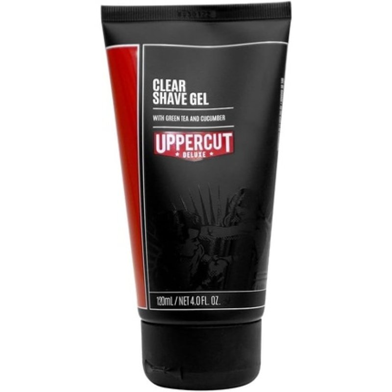 Uppercut Deluxe Clear Shave Gel Cools and Soothes Skin Lightweight Hydrating Formula Ideal for Normal and Oily Skin