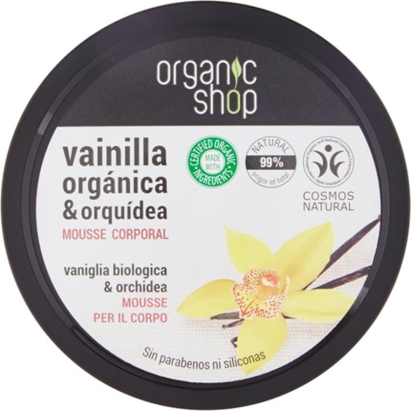 Organic Vanilla and Orchid Body Mousse 250ml